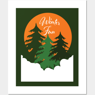 Winter fun Posters and Art